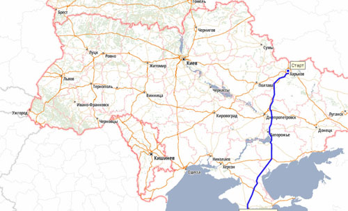 Грузоперевозки Харьков – Крым. Харьков Севастополь.